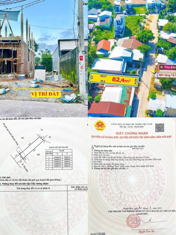 Mặt tiền Thu Bồn - Thủy Xuân, lộc phát an cư, vượng khí sinh tài