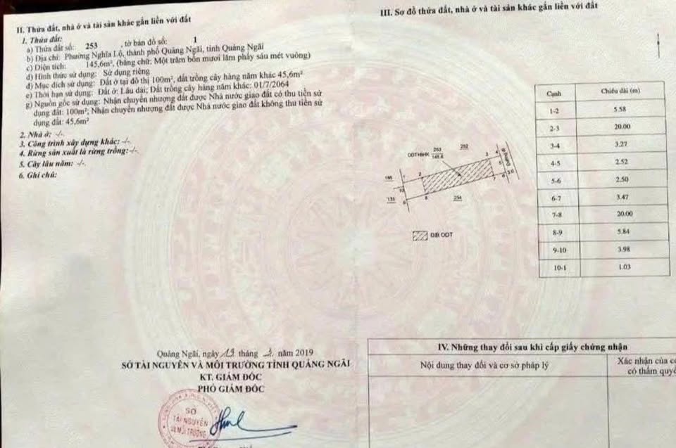 Đất vàng Quảng Ngãi 1,05 tỷ sở hữu ngay lô đất 5m x 30m hướng Đông