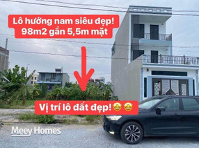 Lô đất vàng khu phân lô công an Thanh Châu, Phủ Lý, 98m2, mặt tiền 5,4m