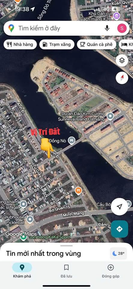 Đất vàng Cẩm Lệ, mặt tiền 10,5m, sát đảo kim cương, 107m2, 8 tỷ