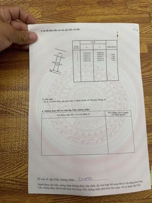 Đất vàng lò gạch Thượng Trưng vuông vắn 100m², giá hời 1 tỷ