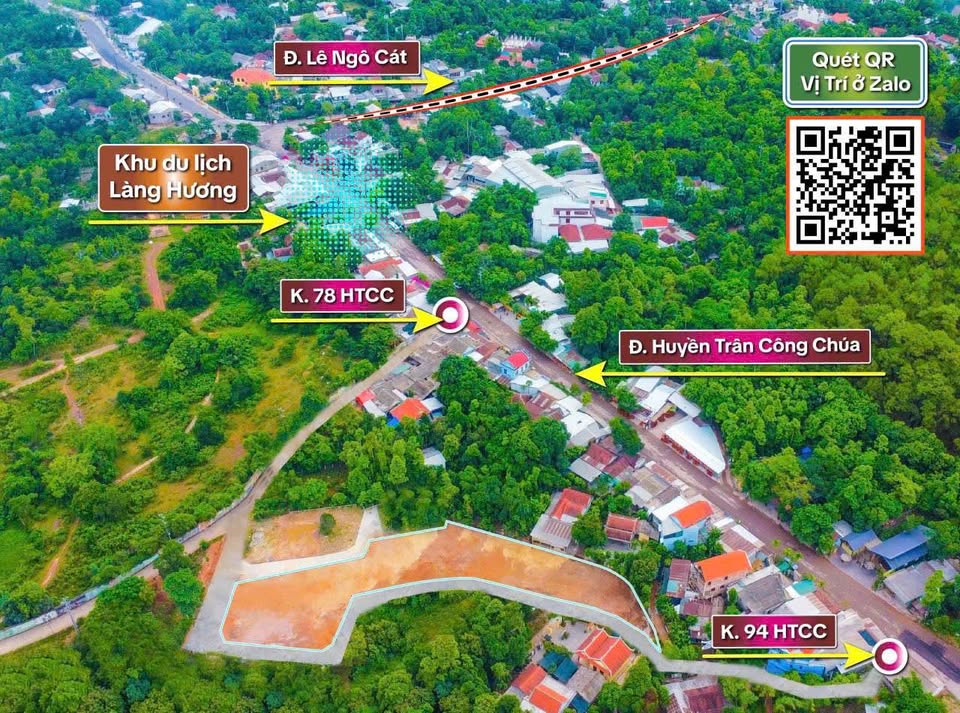 Bán đất nền tại kiệt ô tô đường Trân Công Chúa, Thành phố Huế, 98m2, giá 1,59 tỷ