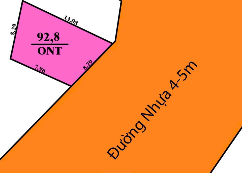 Bán đất nền 92,8m2 mặt tiền 8,2m, đường nhựa thông, gần cao tốc Nha Trang