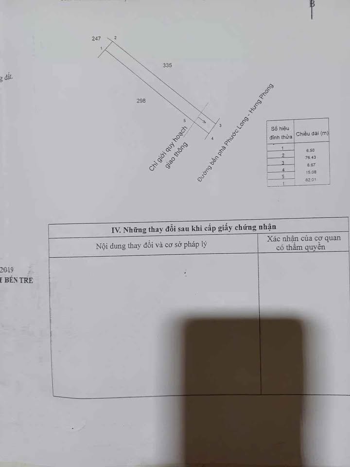 Bán nền biệt thự mặt tiền đường bến phà Hưng Phong, Bến Tre