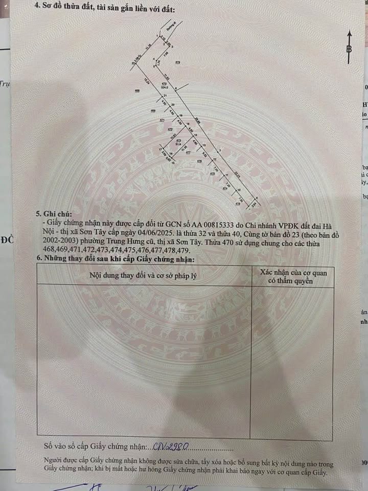 Bán đất 52m2, mặt tiền 4.5m, đường ô tô, gần phố Chùa Thông, Sơn Tây