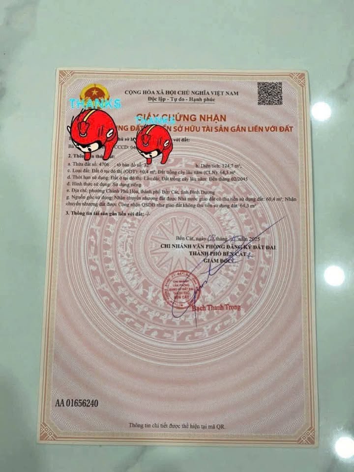 Bán đất thổ cư 130m2, Chánh Phú Hòa, Bình Dương - Sổ đỏ sẵn sàng