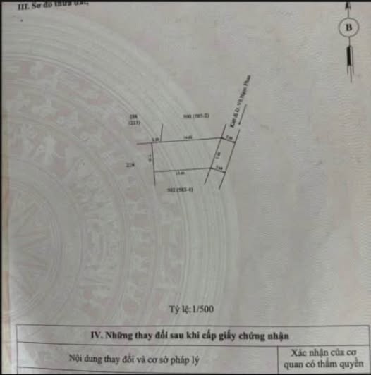 Bán đất 108m² kiệt 10 Vũ Ngọc Phan, ô tô tận nơi, hướng Đông