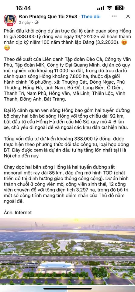 Đất vàng 57,3m2 Hồng Hà, sát đại lộ sông Hồng, ô tô đỗ cửa
