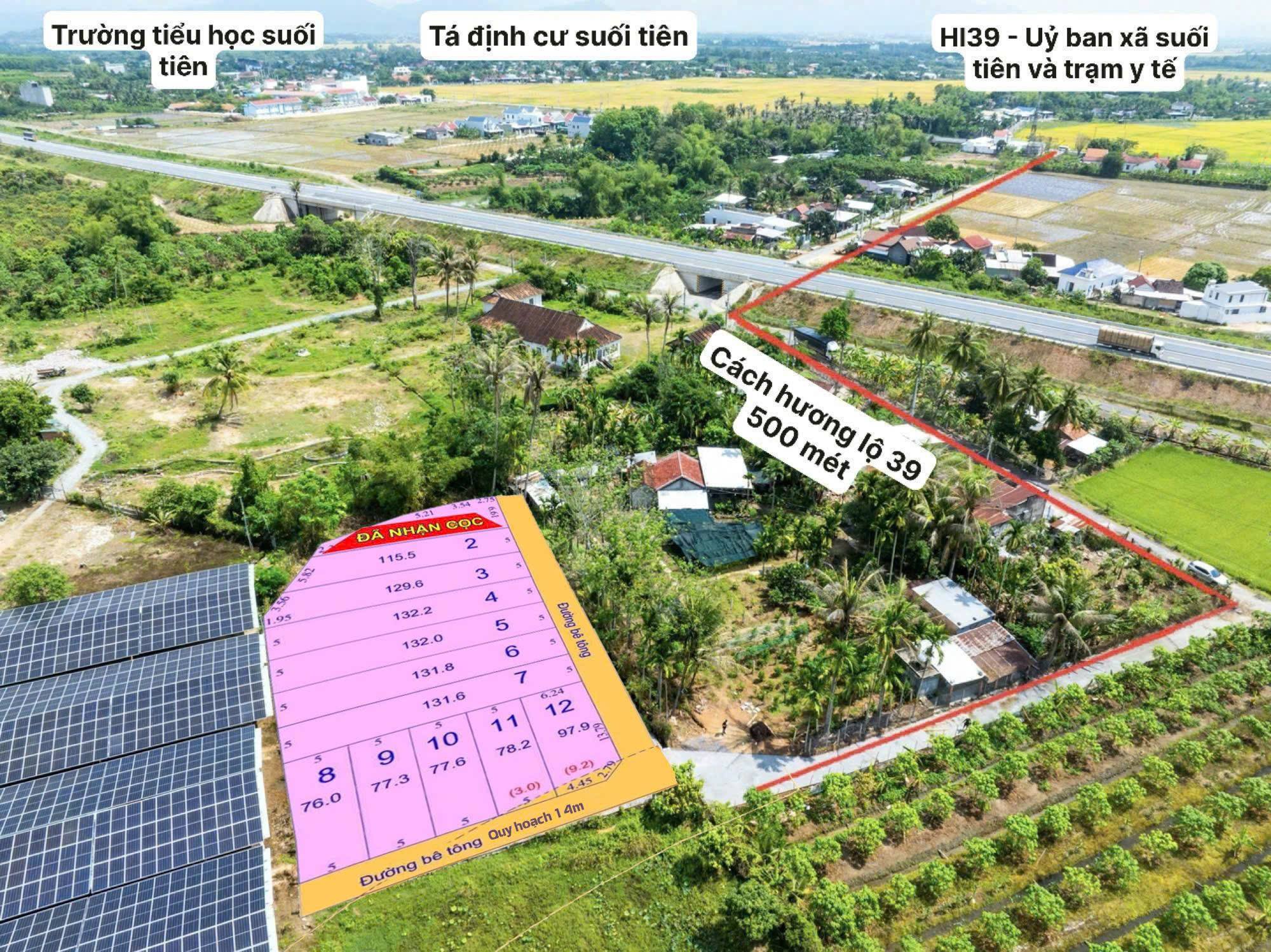 Tọa lạc tại khu dân cư hiện hữu sầm uất của Suối Tiên, chỉ cách đường HL39 chưa đầy 500m