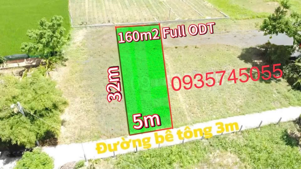 Cơ hội sở hữu lô đất vuông vắn tại Phường Phú Yên với diện tích 160m2