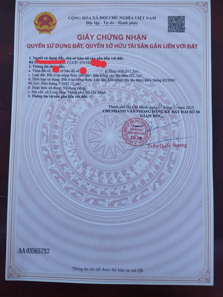 Đất mặt tiền đường nhựa 42m, gần khu công nghiệp Bầu Bàng, thành phố Hồ Chí Minh