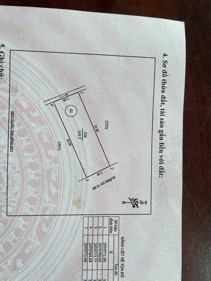 Đất Nghi Kim, mặt tiền 7m, đường nhựa 12m, giá 4,3 tỷ