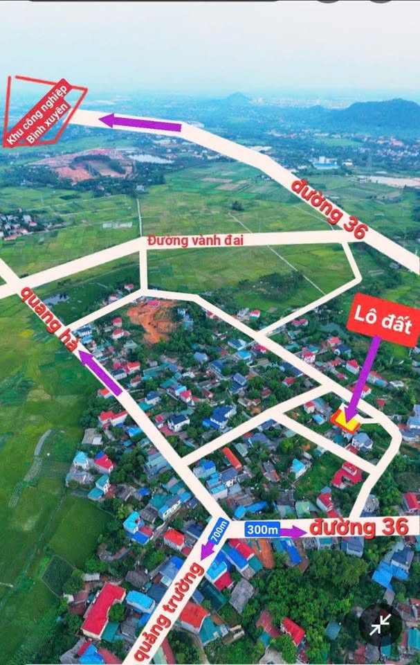 Bán đất thổ cư 100m2 tại Hợp Châu, Tam Đảo, Vĩnh Phúc, sổ đỏ sẵn sàng