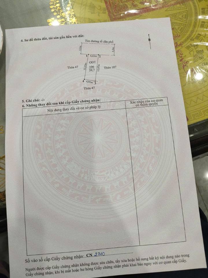 Bán đất 59m mặt đường nhựa Quảng Luận, Dương Kinh, Hải Phòng