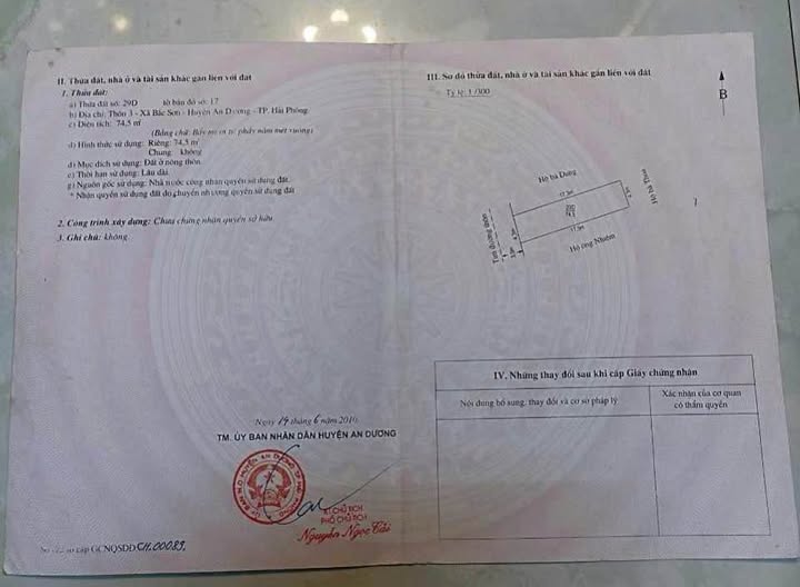 Đất Bắc Sơn, đường thông ô tô, giá tốt