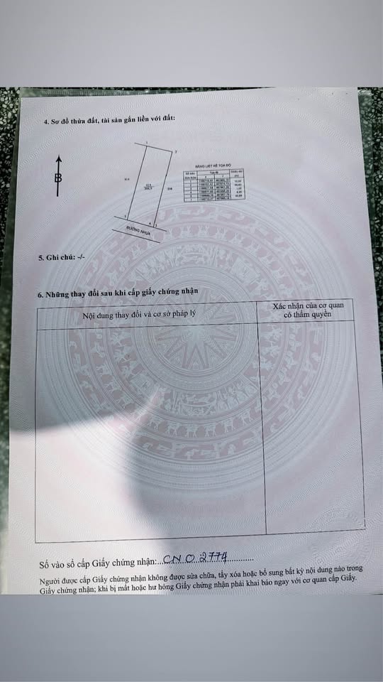 Bông Trang, Xuyên Mộc đất vàng 10x30m, mặt tiền đường nhựa trung tâm, chỉ 1.55 tỷ