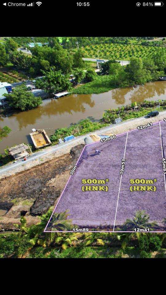 Đất vườn view sông trực diện, cơ hội an cư tuyệt vời tại Bến Lức