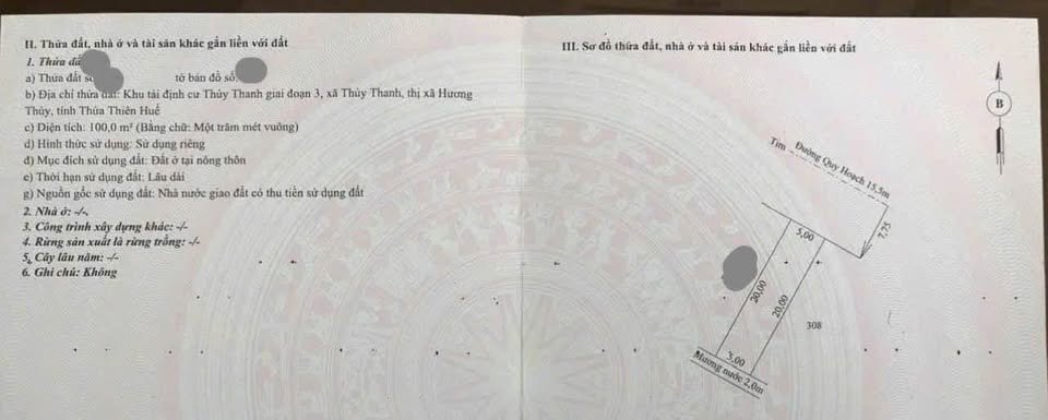 Đất Thủy Thanh siêu xinh, sổ đỏ trao tay, giá hời đây