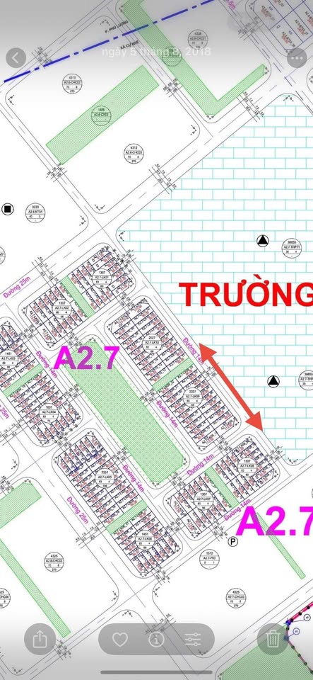 Bán liền kề A2.7 - LK9 khu đô thị Thanh Hà Cienco5, Hà Đông, diện tích 90m2, đường 14m