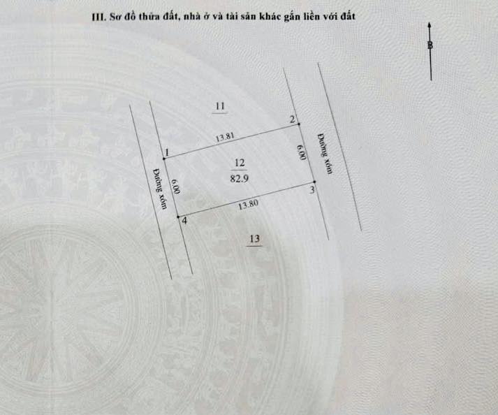Bán đất đấu giá 83m2, 2 mặt tiền đường to tại Ngọc Phúc, Quốc Oai, Hà Nội