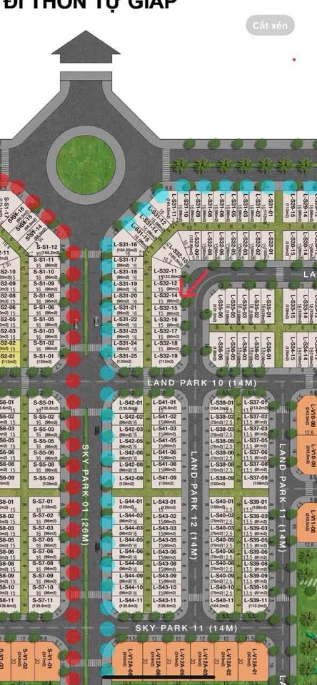 Bán lô đất đẹp tại Casa Duy Hải, Hà Nam, 90m2 mặt tiền 6m, hướng Bắc, giá chỉ 23.x tỷ