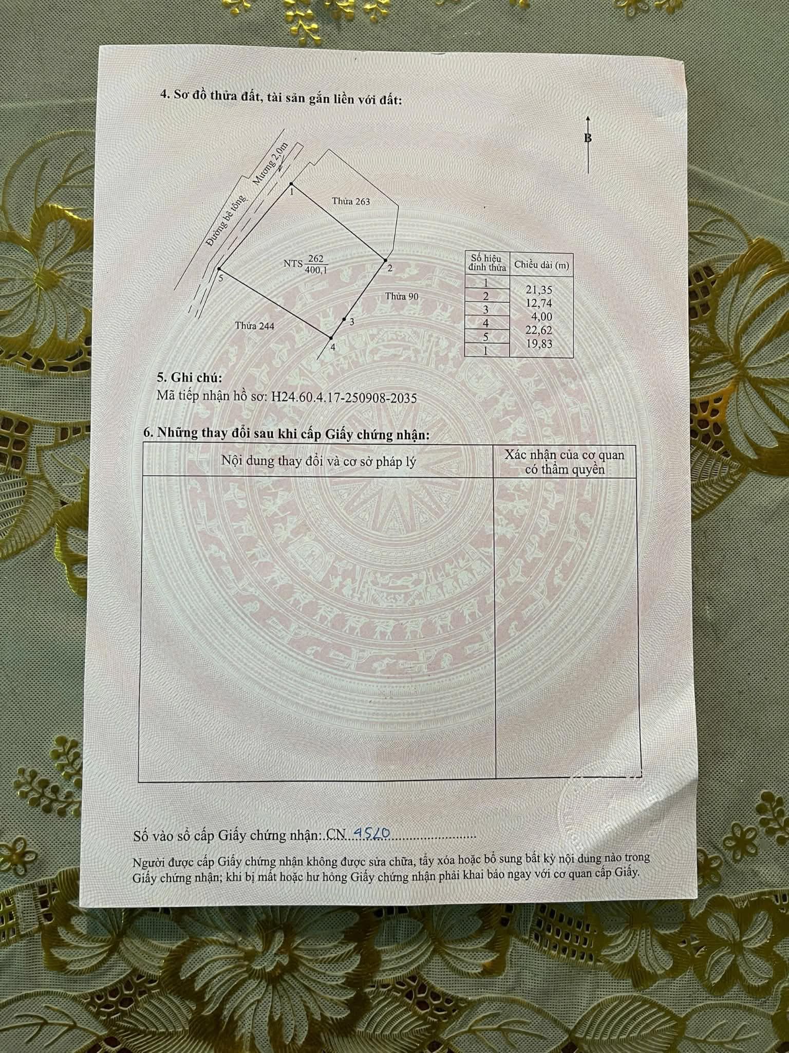 Đất Hiệp Hòa, Hải Phòng 400m2, xây nhà vườn vi vu