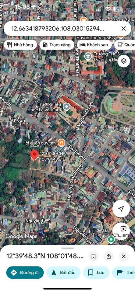 Bán đất 2 mặt tiền 200m2, đường 6m, Buôn Ma Thuột