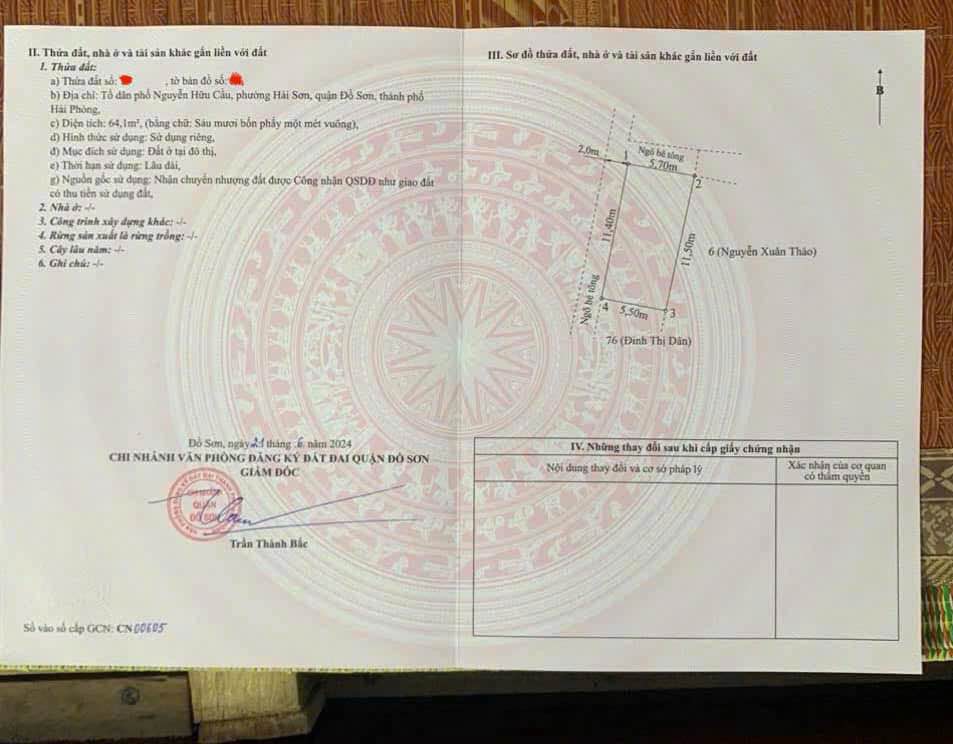 Đất lô góc trung tâm Đồ Sơn - 64.1m2 - Chỉ 1.79 tỷ - Ô tô vào tới nơi!