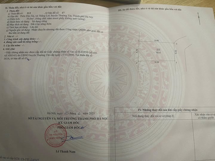 Mảnh đất vàng Chương Dương sổ đỏ sẵn sàng, đón đầu tiềm năng