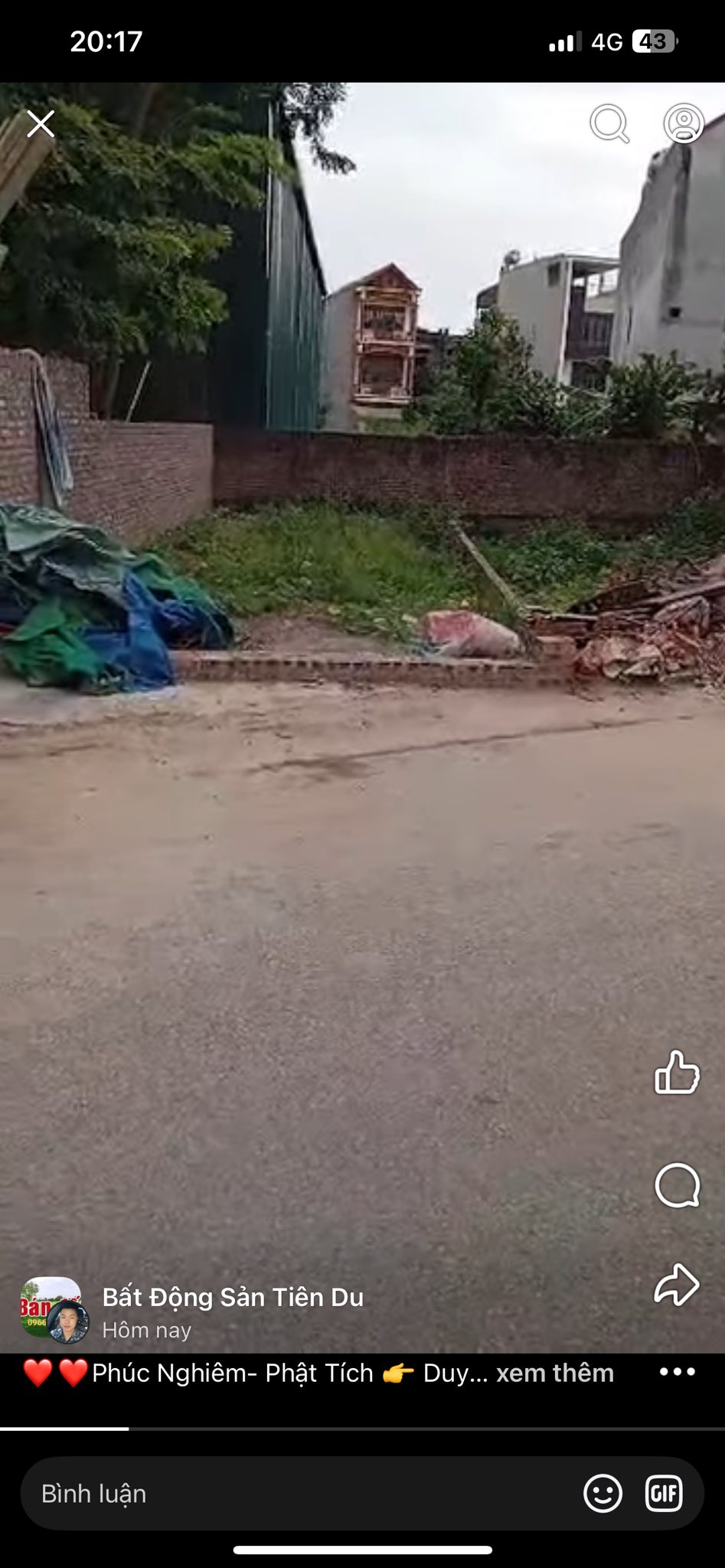 Đất mặt tiền đường lớn tại Phật Tích, Tiên Du đầu tư sinh lời