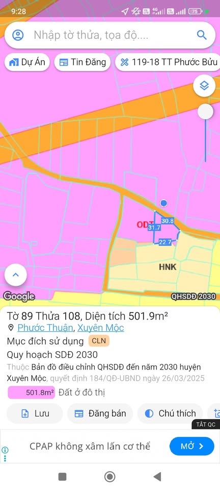 Siêu phẩm đất nền Xuyên Mộc, Bà Rịa - Vũng Tàu đây rồi