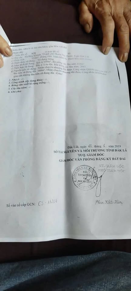 Bán đất tại hẻm đường Đoàn Kết, Buôn Ma Thuột, 4,8m x 54m, ô tô vi vu, giá 920 triệu