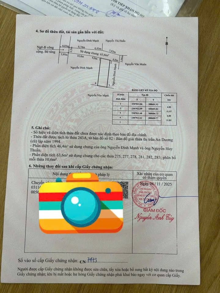 Nhà xinh 46.4m² ngay trung tâm thị trấn An Dương, giá chỉ nhỉnh 1.2 tỷ