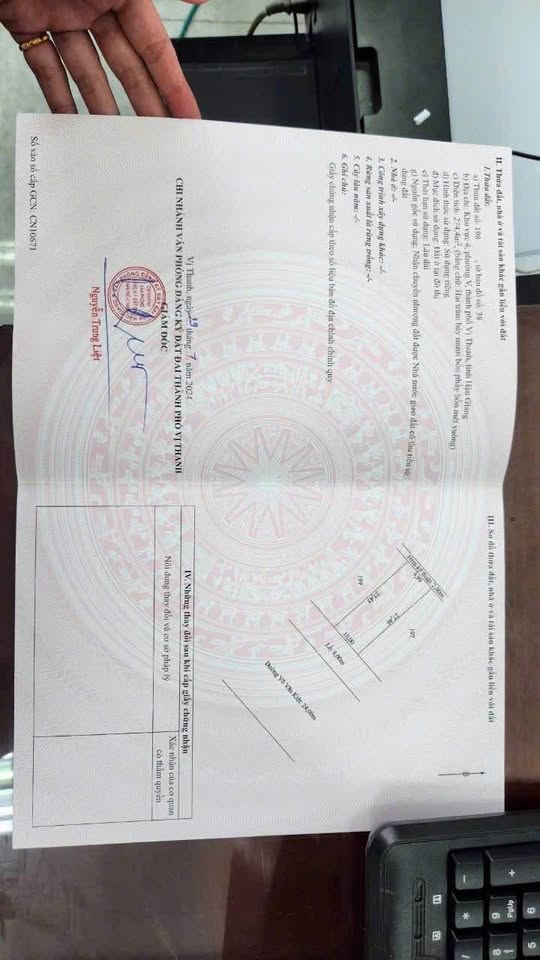 Nền biệt thự Võ Văn Kiệt - Vị Thanh, vượng khí đón tài lộc