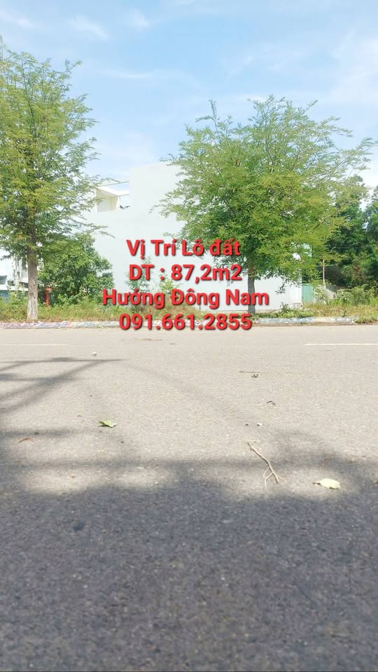 Đất Nhơn Phú - Hướng Đông Nam, 87m2, sổ hồng riêng, giá hời