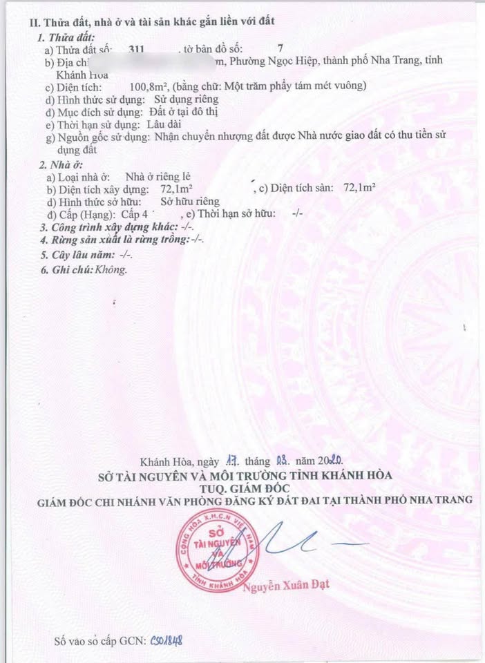 Bán nhà Ngô Đến 100m2, 6m mặt tiền, ô tô tránh, giá 3.5 tỷ