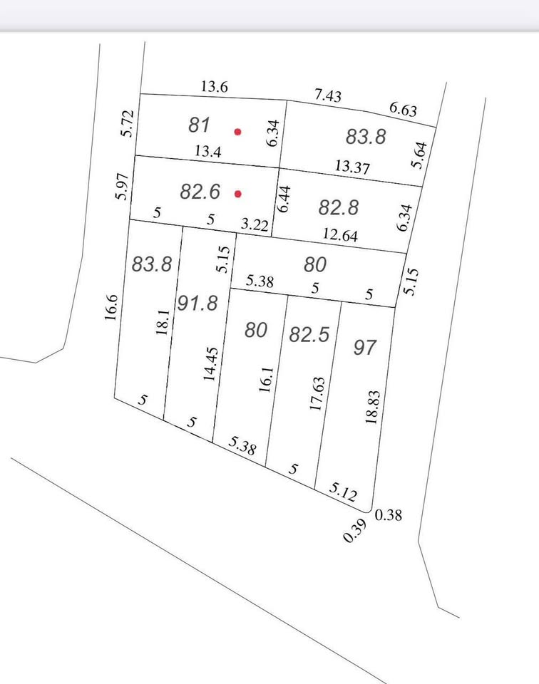 Cặp đôi song sinh diện tích 81m2 và 82.6m2 đang chờ chủ mới