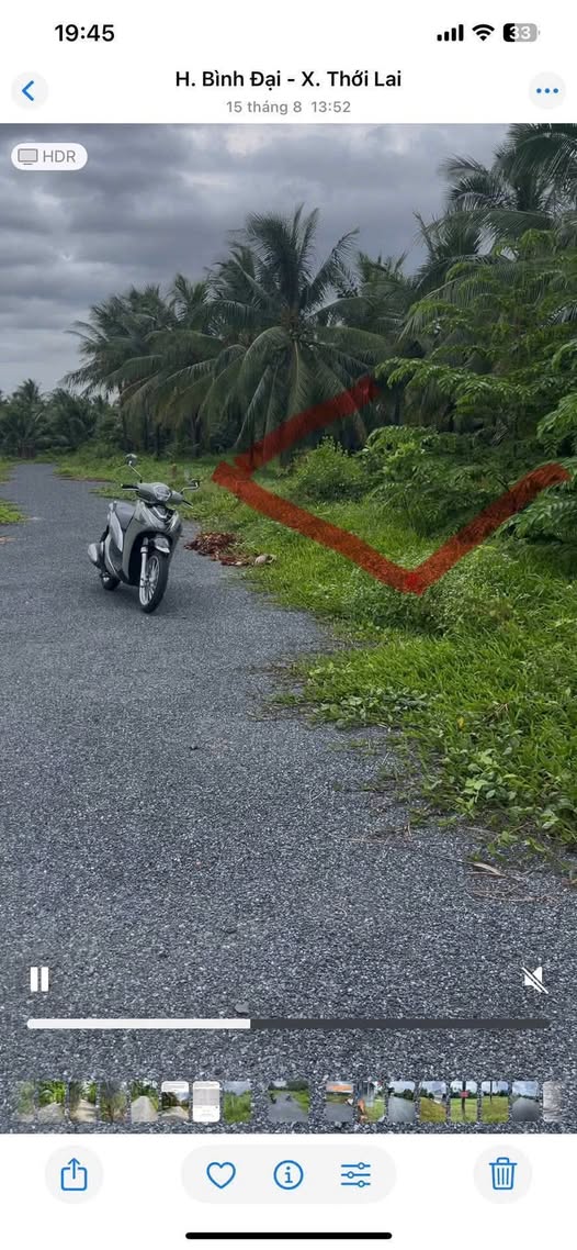 Đất thổ cư mặt tiền lộ nhựa, đón tài lộc vào nhà