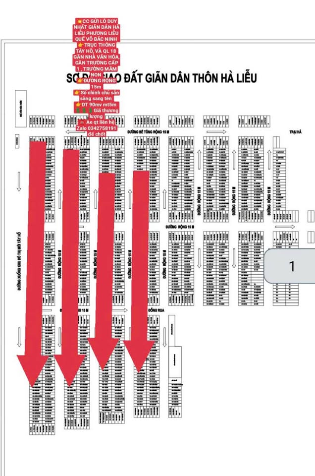 Bán đất nền giãn dân Hà Liễu, Phương Liễu, Quế Võ, Bắc Ninh - Vị trí đắc địa, giá tốt