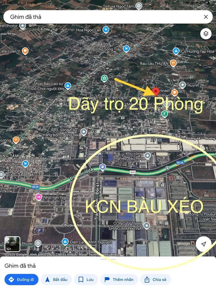 Dãy trọ Trảng Bom - dòng tiền đều đặn, sát khu công nghiệp 500ha