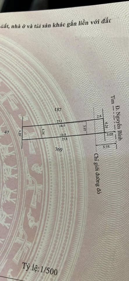 Bán 2 lô đất mặt tiền Nguyễn Bính, Xuân Phú, thành phố Huế sổ hồng chính chủ