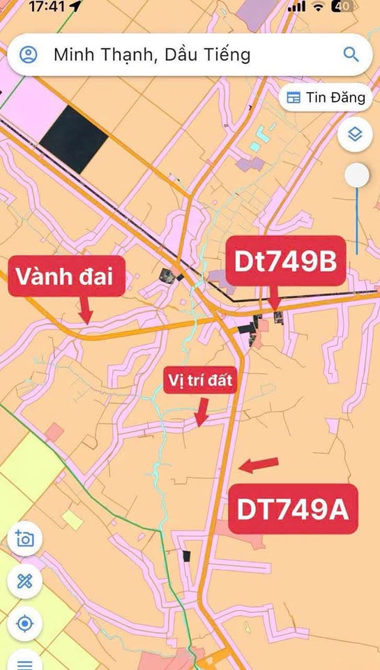 Đất thổ cư Long Hoà - Mặt tiền đường liên xã, giá chỉ 6xx triệu