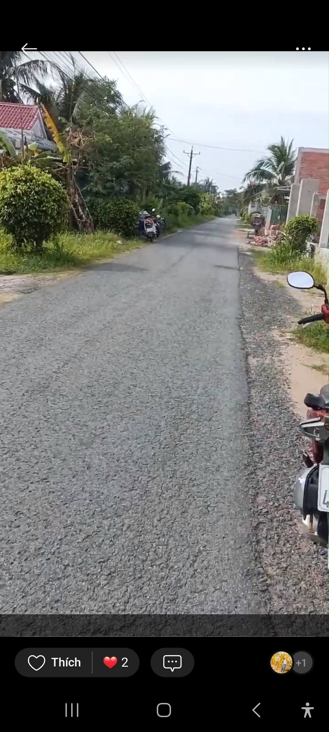 Bán nền mặt tiền đường nhựa xã Mỹ Hòa, Ba Tri, Bến Tre - Ngang 22m, giá 2 tỷ