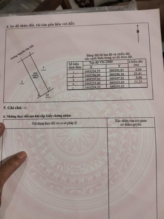 Bán đất mặt tiền đường Nguyễn Văn Trỗi, Phường Phú Yên, Tuy Hòa, Phú Yên