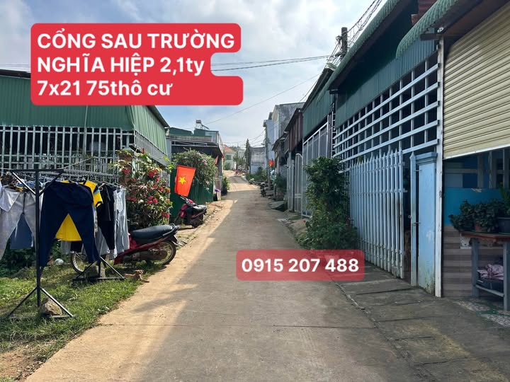 Đất Nghĩa Hiệp, Đức Trọng 7m x 21m, ô tô vào tận nơi, giá 2,1 tỷ