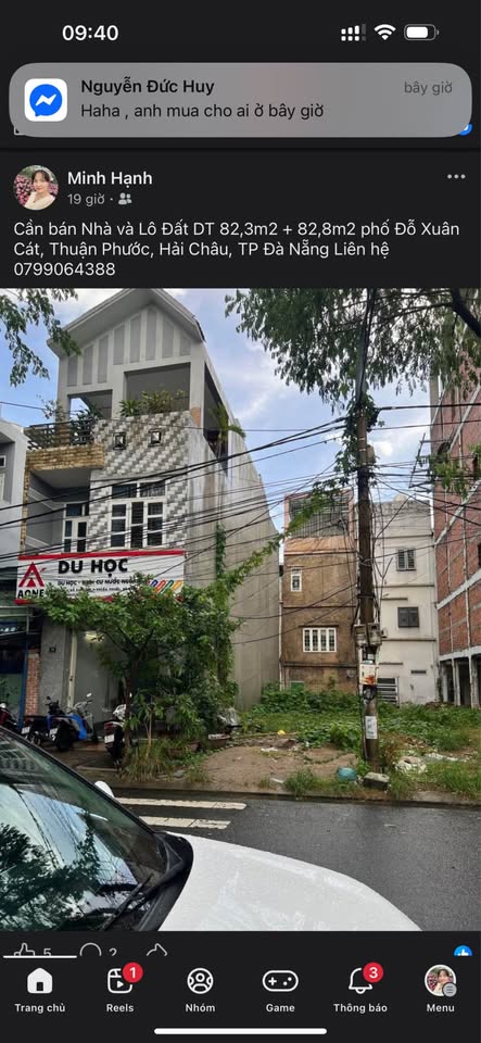 Bán nhà và lô đất 82,3m2 phố Đỗ Xuân Cát, Đà Nẵng