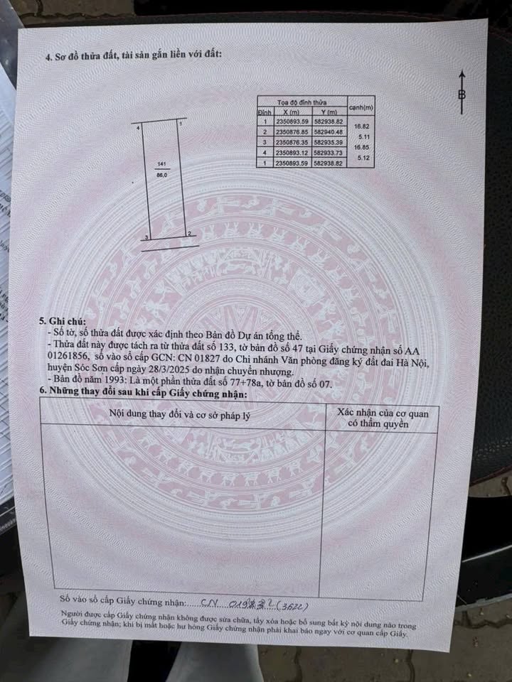 Nhỉnh 2 tỷ sở hữu ngay 86m2 full ONT tại Thái Đường, Nội Bài