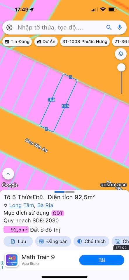 Mặt tiền kinh doanh đắc địa - Ngay cổng Bệnh viện Bà Rịa, chỉ 2.6 tỷ