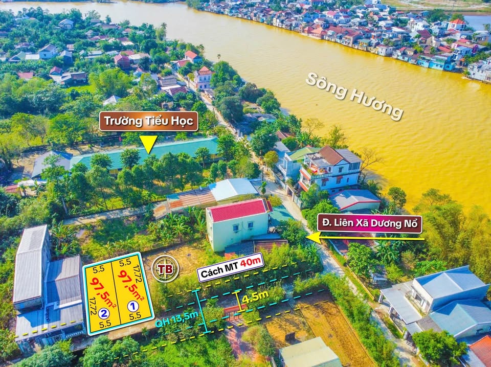 Đất F0 vàng 97.5m2 mặt tiền 5.5m tại làng hoa Tiên Nộm, giá dưới 1 tỷ