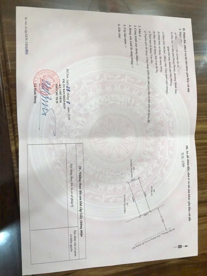 Bán lô đất mặt đường 14 cũ, Đông Phong, Minh Đức, Đồ Sơn, kinh doanh tốt